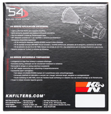 K&N Orion Universal Air Cleaner Assembly 54-5000