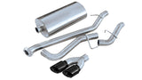 Corsa 02-07 GMC Sierra Reg. Cab/Short Bed 1500 4.8L V8 Black Sport Cat-Back Exhaust 14261BLK