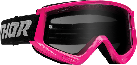 THOR Combat Sand Goggles - Racer - Flo Pink/Gray 2601-2698