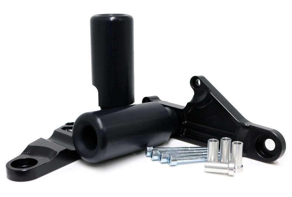 SHOGUN Frame No Cut Sliders Black 750-3149