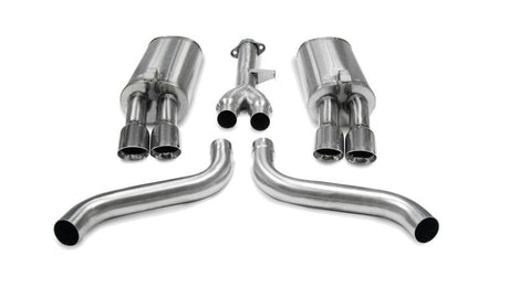 Corsa 86-91 Chevrolet Corvette C4 5.7L V8 L98 Polished Sport Cat-Back Exhaust 14115