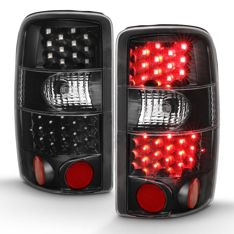 ANZO 2000-2006 Chevrolet Tahoe Led Taillights Black/Clear 311298