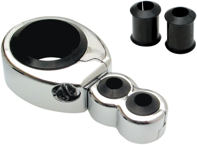 MOTION PROCable Clamp 1"-1 1/8" Dual Thr/Clu Chrome11-1944