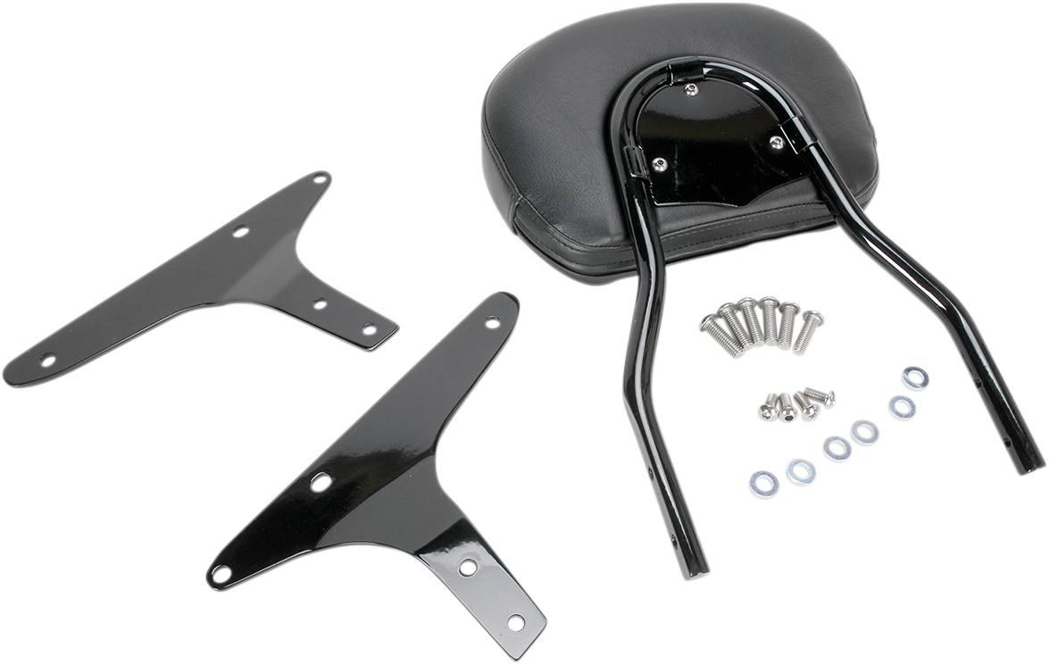 COBRA Round Sissy Bar - Short - Black - FLSTC 602-1254B