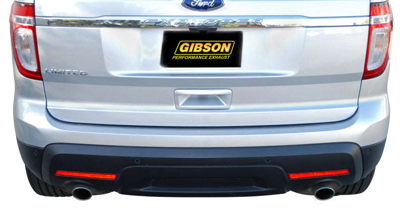 Gibson 11-18 Ford Explorer Base 3.5L 2.25in Axle-Back Dual Exhaust - Stainless 619693