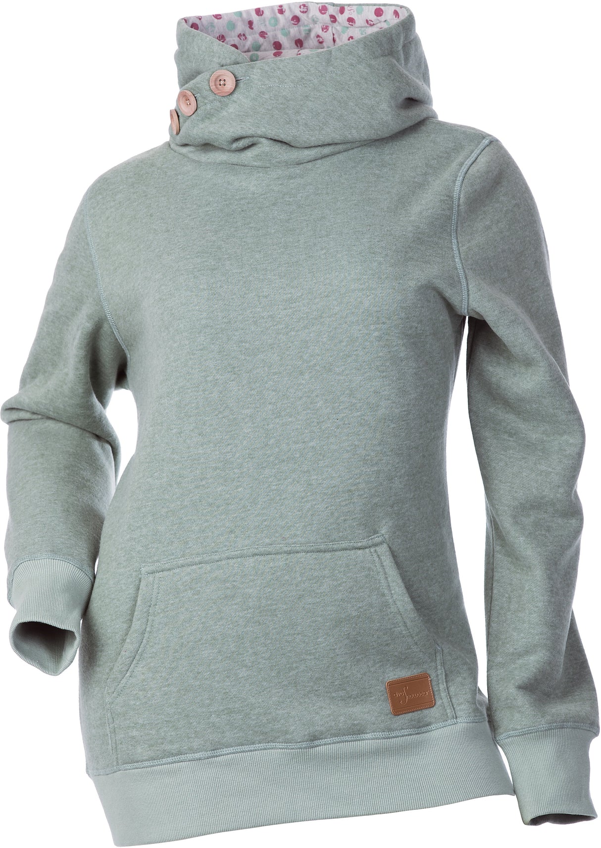 DSG Side Button Pullover Hoodie Sage Green M 35478