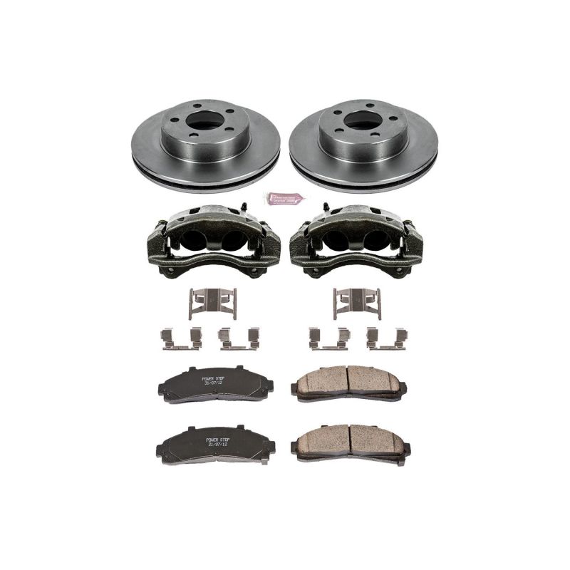 Power Stop 95-01 Ford Explorer Front Autospecialty Brake Kit w/Calipers KCOE1860