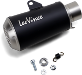 Silenciador deslizante LEOVINCE universal LV-10 de 54 mm - Edición negra 9746B
