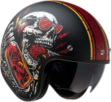 Z1R Saturn Helmet - Devil Made Me - Black/Red - XS 0104-2816