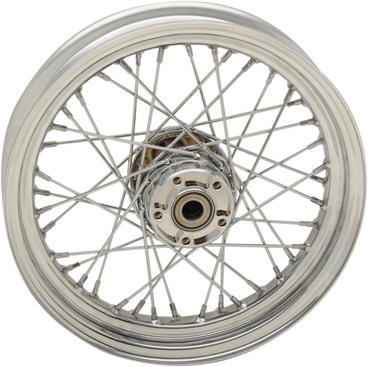 DRAG SPECIALTIES Rear Wheel - Single Disc/No ABS - Chrome - 16"x3.00" - '08+ XL 64414A