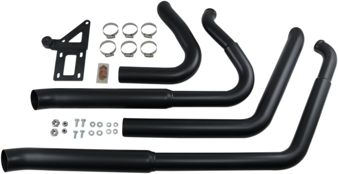 BASSANI XHAUST Pro Street Exhaust - Black - '18+ Softail 1S34DB