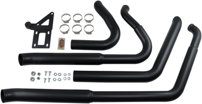 BASSANI XHAUST Pro Street Exhaust - Black - '18+ Softail 1S34DB