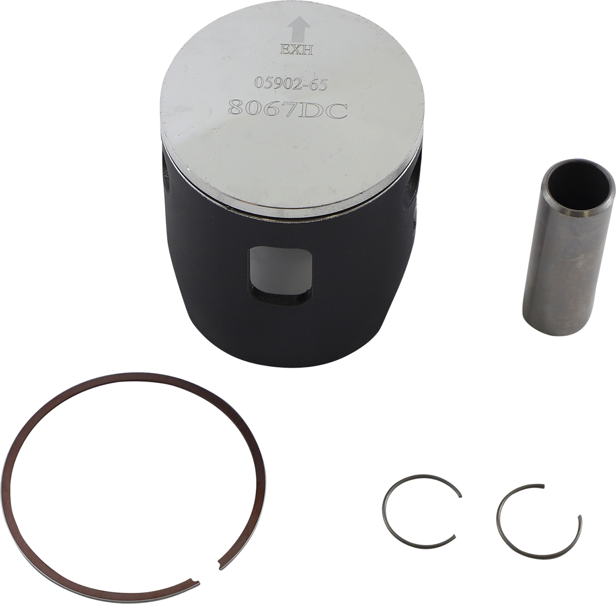 WOSSNER Piston Kit - CR125 - 53.97 mm 8067DC