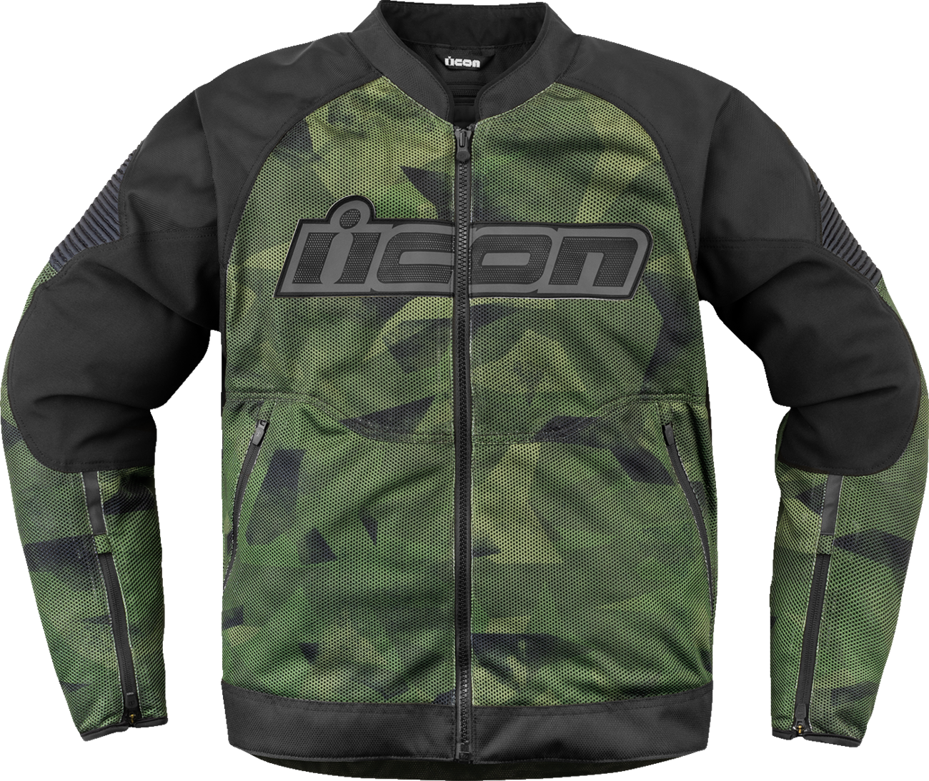 ICON Overlord3 Mesh™ Camo Jacket - Green - 2XL 2820-6710