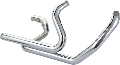 S&S CYCLE Power TuneÂ® Dual Headers - Chrome 550-0704