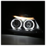 Spyder BMW E90 3-Series 06-08 Projector LED Halo Amber Reflctr Rplc Bulb Blk PRO-YD-BMWE9005-AM-BK 5009005