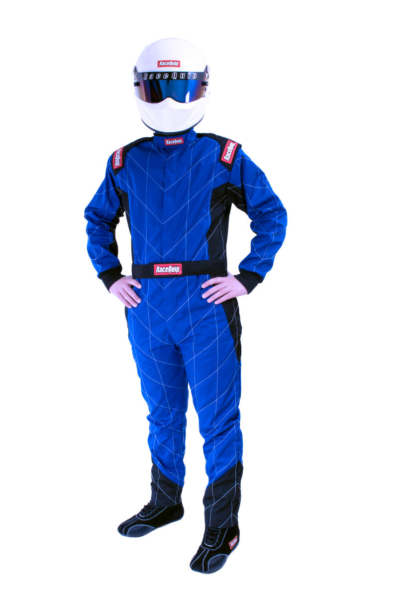 RaceQuip Blue Chevron-1 Suit - SFI-1 XL 130926