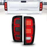 Anzo 19-23 GMC Sierra 1500/2500HD/3500HD Black Replacement Full LED Bar Tail Light 311459