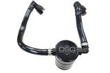 J&L 2018-2023 Ford Mustang GT Passenger Side Oil Separator 3.0 - Black Anodized 3024P-B