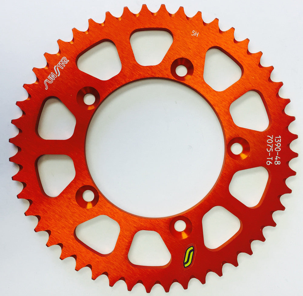 SUNSTAR Rear Sprocket Aluminum 48t-420 Org Husq/Ktm 5-139048OR