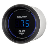 Autometer Cobalt Digital 52.4mm Black Programmable Empty-Full Range Fuel Level Gauge 6910