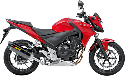 Silenciador de línea deslizante AKRAPOVIC - Fibra de carbono CB400 /500 X/R/F 2013-2016 S-H5SO2-HRC 1811-2604 