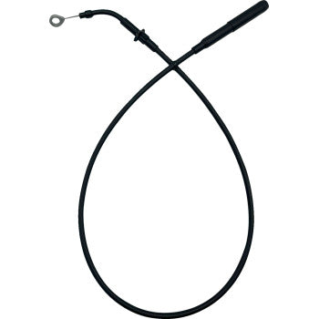 FAT BAGGERS EZ Install Upper Clutch Cable - FLTR/FLHX '21-'23 - Stock - Black  118000-B