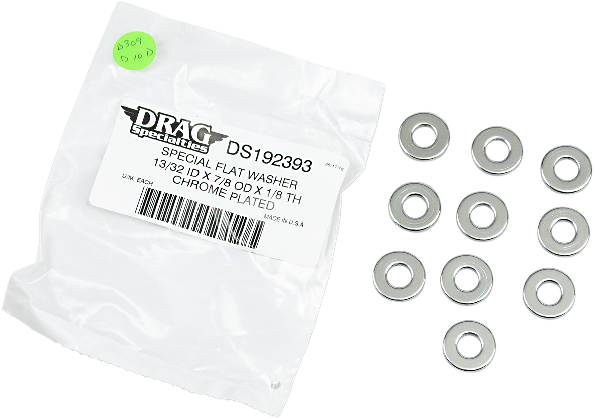 ESPECIALIDADES DE ARRASTRE Arandela gruesa - 1/8" 13/32" ID / 7/8" OD MPB743 