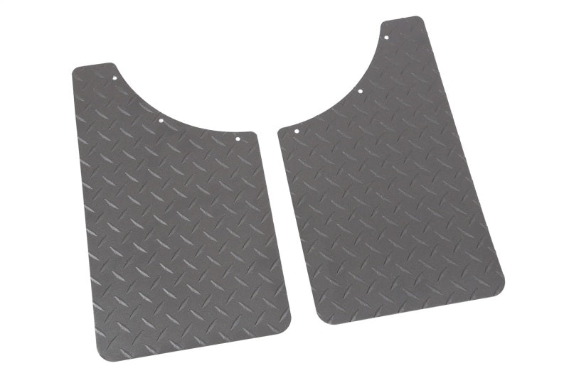Deezee Universal Flaps Brite-Tread Universal 11x19 Notched (Txt Blk) DZ 1808TB