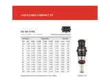 Grams Performance Honda/Acura B/D/F/H Series (Excl D17) 1150cc Fuel Injectors (Set of 4) G2-1150-0500