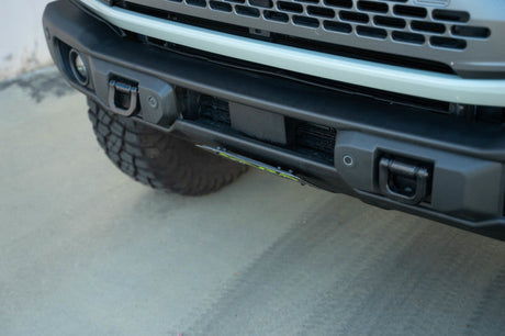 DV8 Offroad 2021 Ford Bronco Capable Bumper Slanted Front License Plate Mount LPBR-05