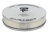 Ford Racing Air Cleaner Kit - Chrome w/Mustang Emblem 302-361