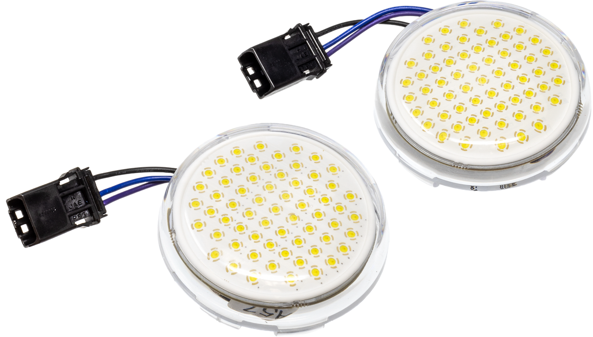 LETRIC LIGHTING CODeluxe Bullet Led Insert Switchback White/Amber Hi-LoLLC-DJSWAA