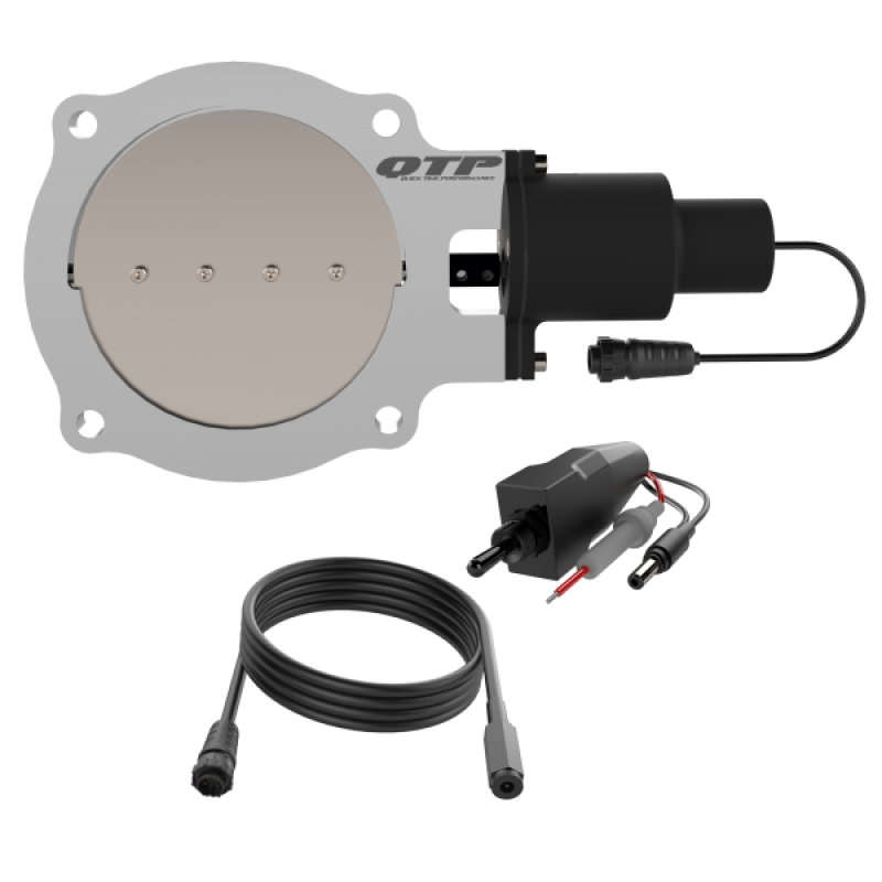 QTP 5in Bolt-On QTEC Electric Cutout Valve - Single QTEC5X