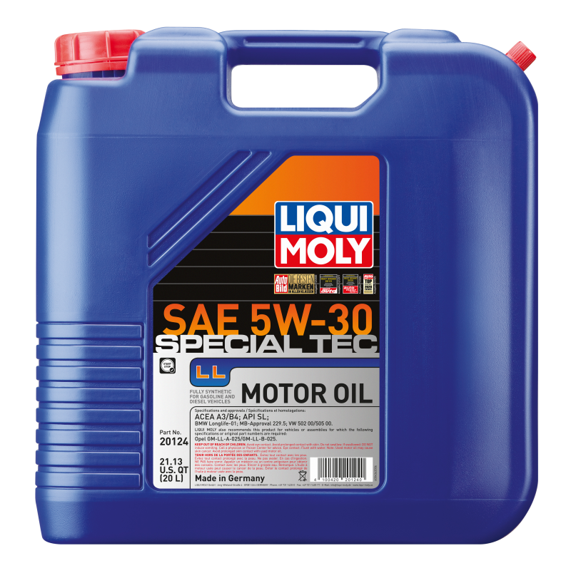 LIQUI MOLY 20L Special Tec LL Motor Oil SAE 5W30 20124