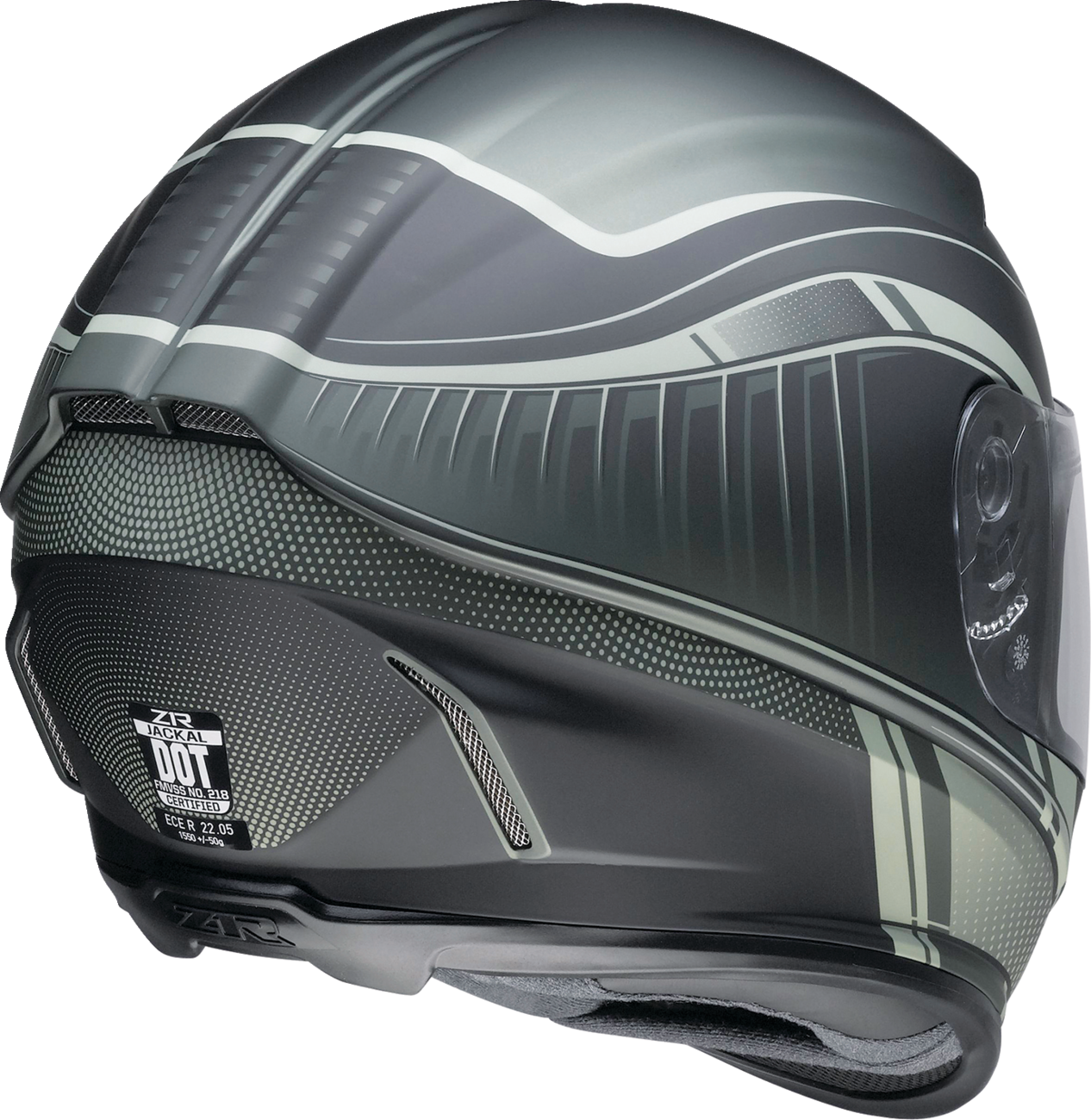 Z1R Jackal Helmet - Dark Matter - Green - XS 0101-14855