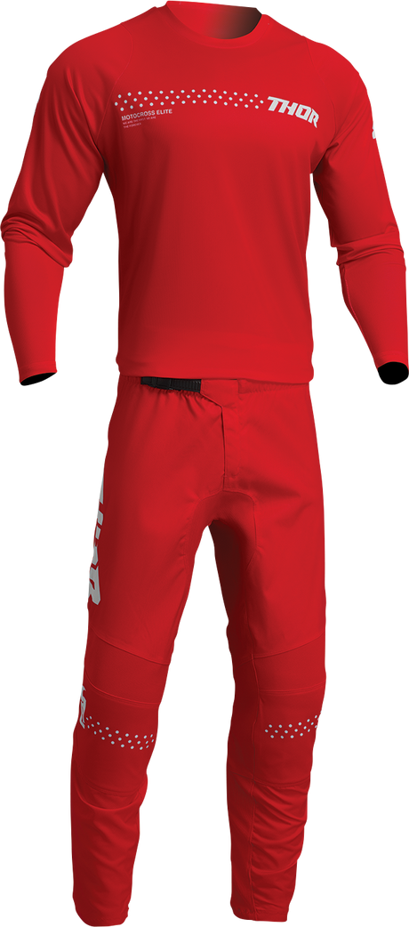 THOR Sector Minimal Jersey - Red - Small 2910-6431