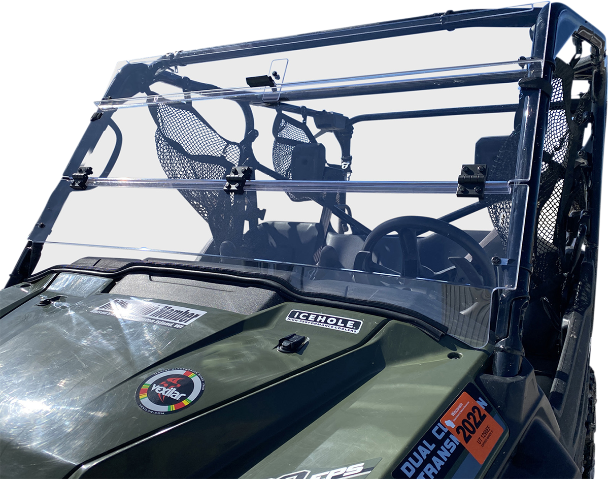 MOOSE UTILITY Full Folding Windshield - Deluxe - Pioneer V000258-12200M