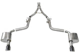 Corsa 15-21 Charger SRT/Hellcat/Redeye 2.75in Valved Catback DRE w/ Single 4.5in Blk PVD Tips 21072BLK