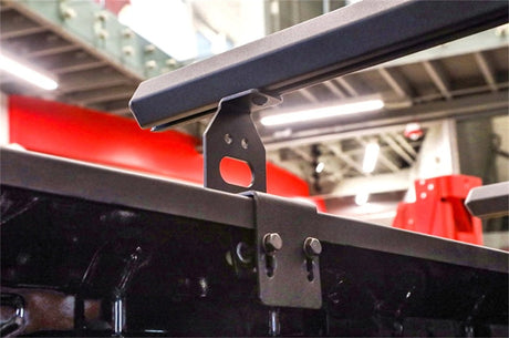 Deezee Universal Cargo Management Universal Hex Series Cross Rails - Txt Blk (Full Size) DZ 99781TB