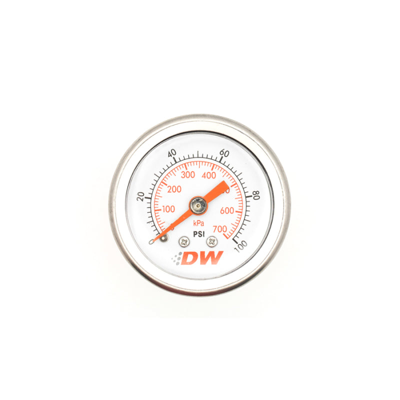 DeatschWerks 0-100 PSI 1/8in NPT Mechanical Fuel Pressure Gauge 6-01-G
