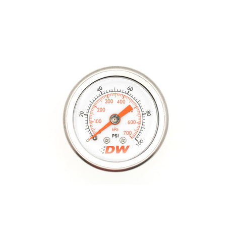 DeatschWerks 0-100 PSI 1/8in NPT Mechanical Fuel Pressure Gauge 6-01-G