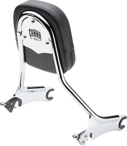 COBRA Backrest - Tall - Chrome - Chieftain 502-2005