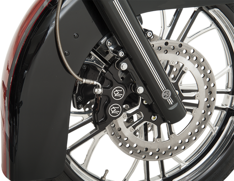 PERFORMANCE MACHINE (PM) 4-Piston Caliper - Front Right - Contrast Cut - 11.8" 0052-2414-BM