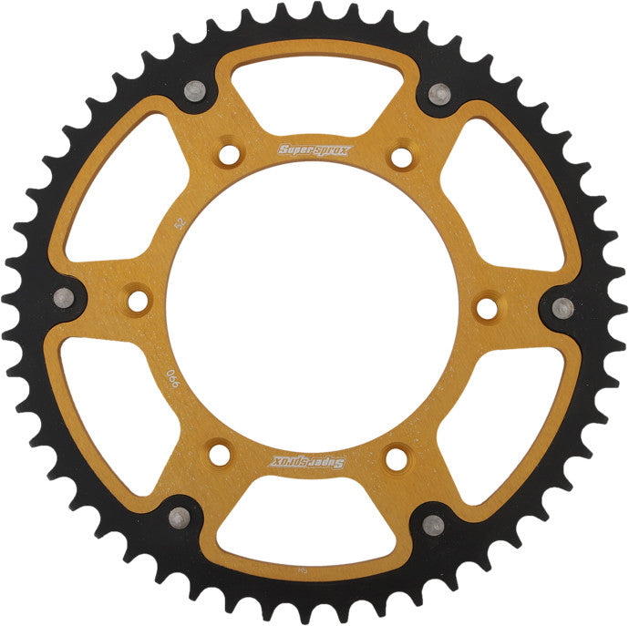 SUPERSPROX Rear Stealth Sprocket Alu/Stl 52t-520 Gld Hus/Husq/Ktm RST-990-52-GLD