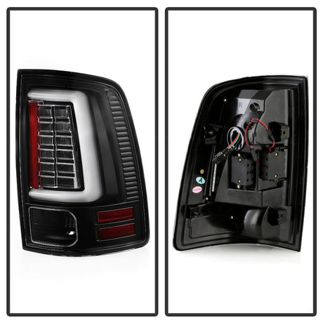 Spyder Dodge Ram 09-18 LED Tail Lights - All Black ALT-YD-DRAM09V2-LED-BKV2 (Incandescent Only) 5085917