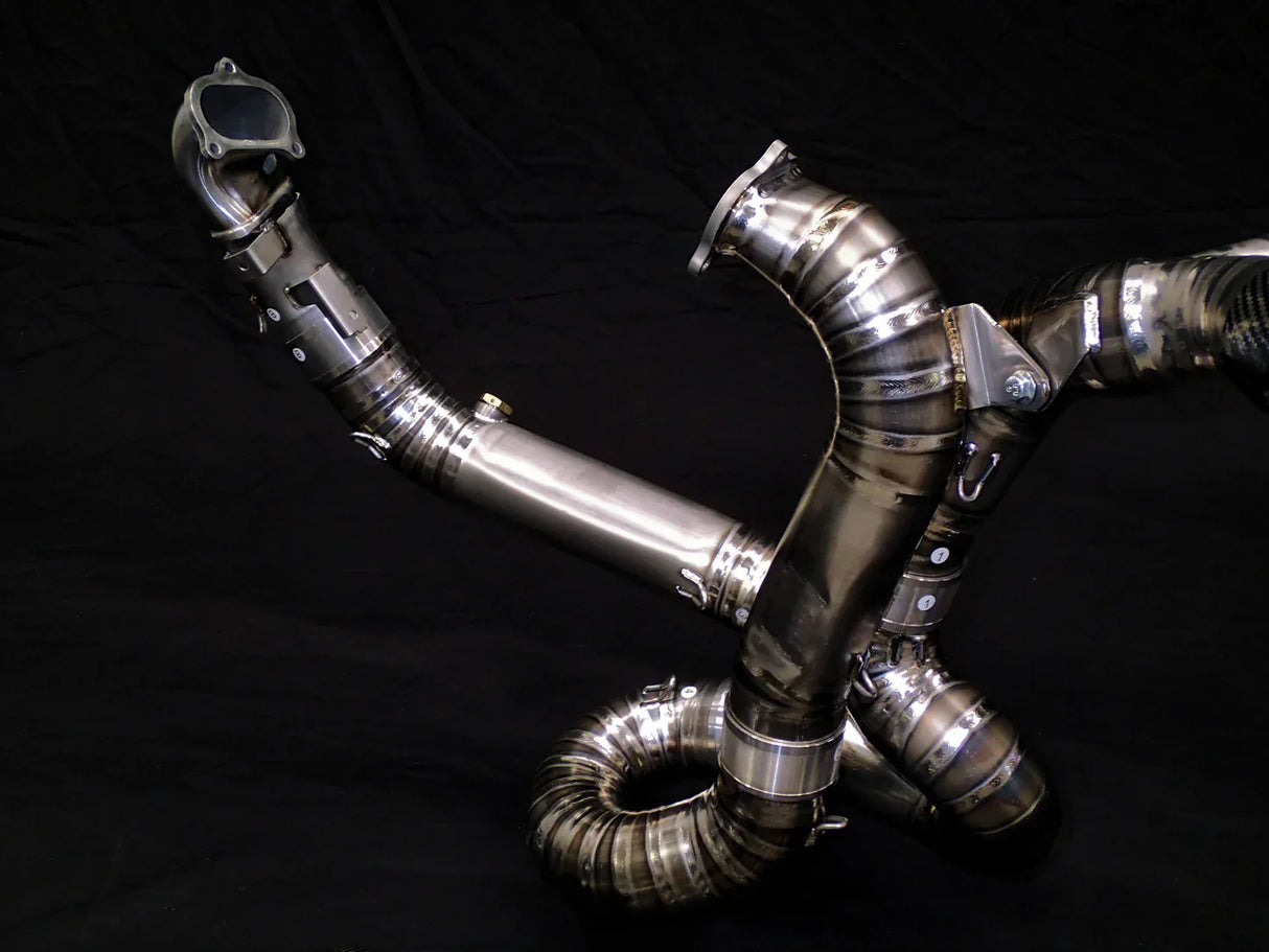 IN STOCK Vandemon  Ducati Panigale 899-959 & Corse Vandemon High Mount Titanium Exhaust System  DUC959TIEXHMESA VA-4