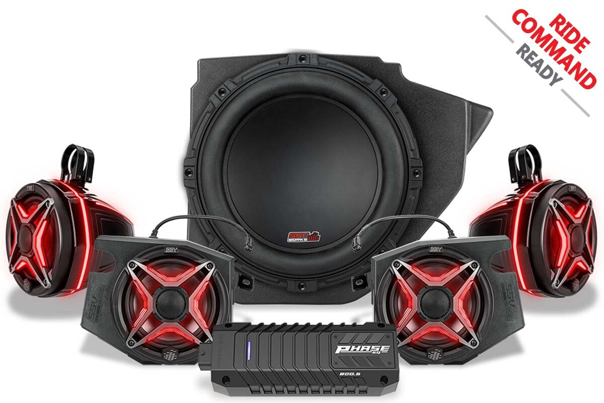 SSV WORKS 5 Speaker Kit Phase Eq Ride Command RZ34-Q5VRC