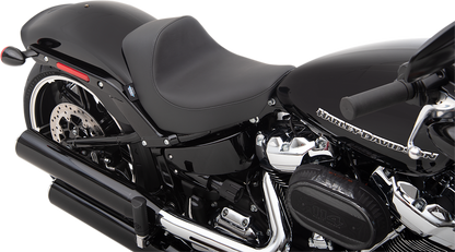 DRAG SPECIALTIES EZ-Solo Seat - Smooth - Solar-Reflective Leather - FXBR/S ACT EZ-ON MOUNT STYLE 0802-1271