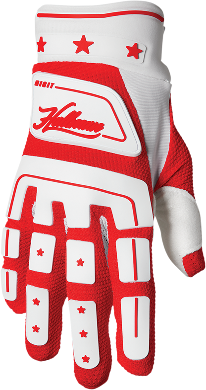 THOR Hallman Digit Gloves - White/Red - Large 3330-6785